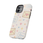 Pastel Love Letter Hearts Impact Phone Case  Shamo's