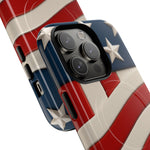 Patriotic iPhone Cases - MagSafe Tough American Flag Design - Shamo's