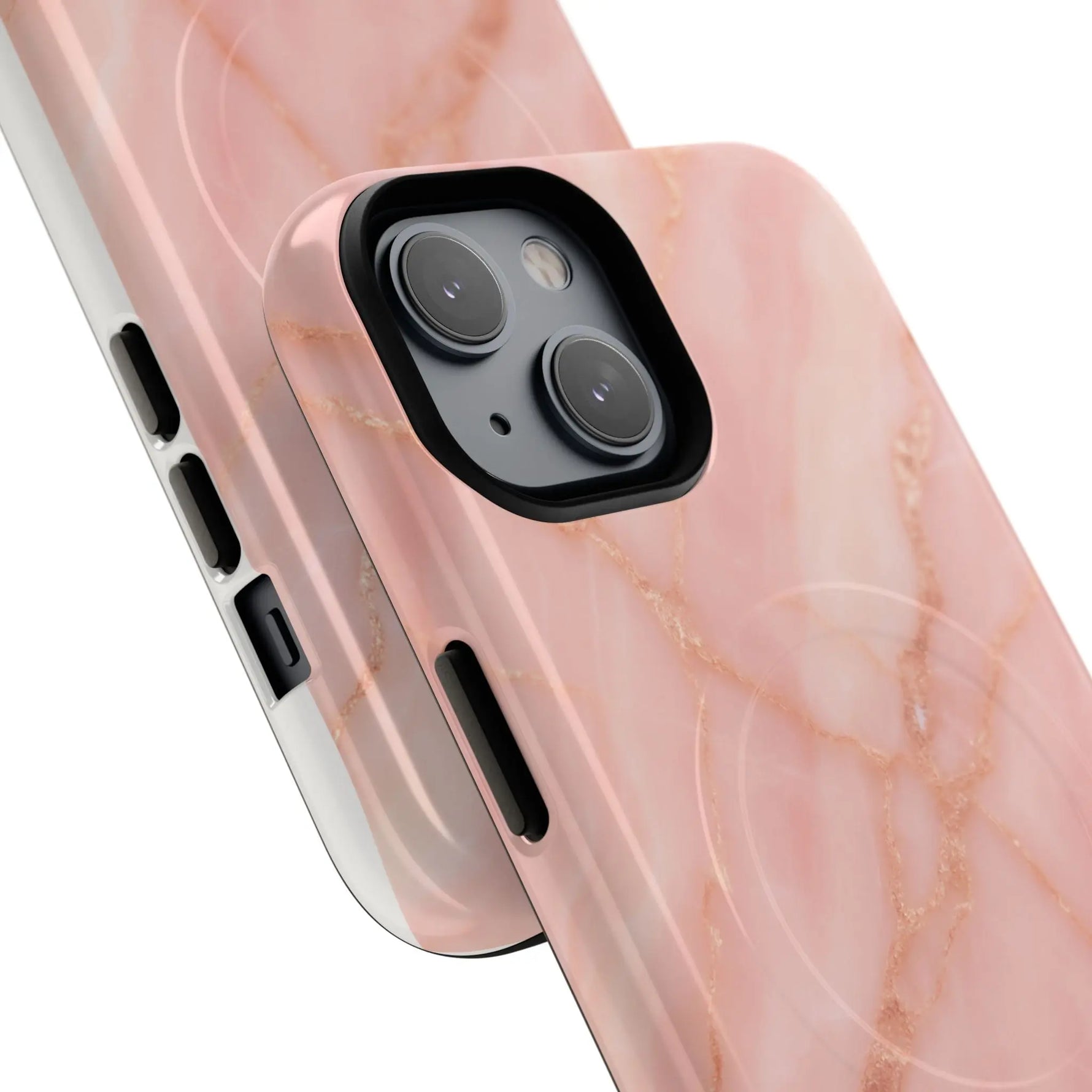 Blush Pink Marble iPhone Case with MagSafe - Shamo's