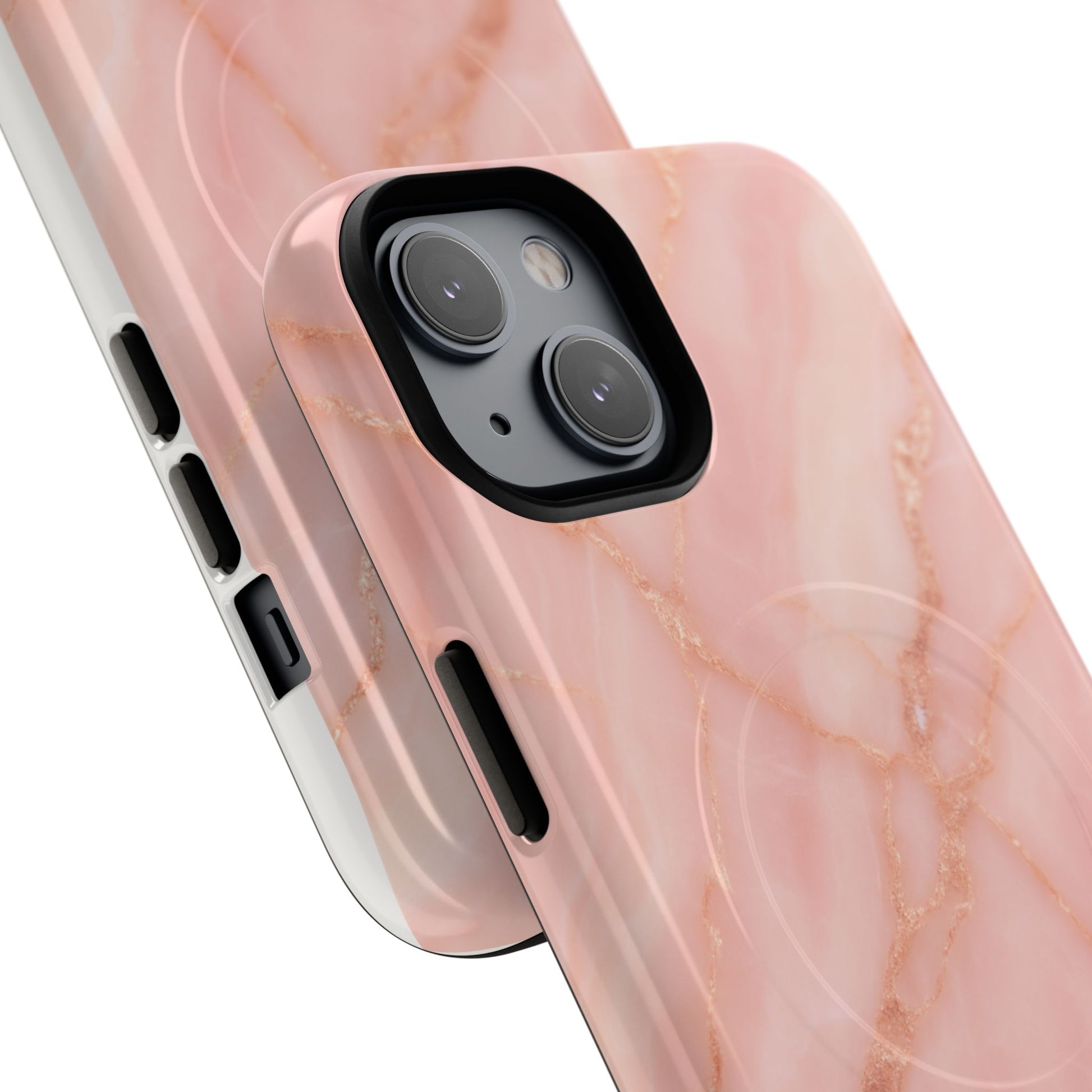 Blush Pink Marble iPhone Case with MagSafe - Shamo's