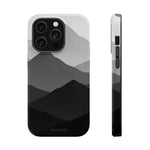 Monochrome Mountain Design iPhone Case | MagSafe