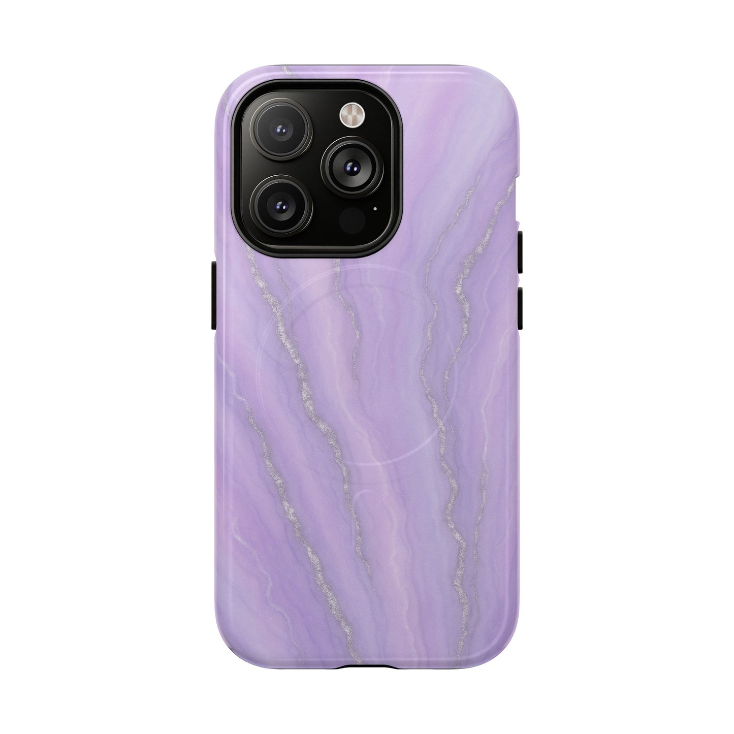 Lavender Marble iPhone Case with MagSafe - Shamo's