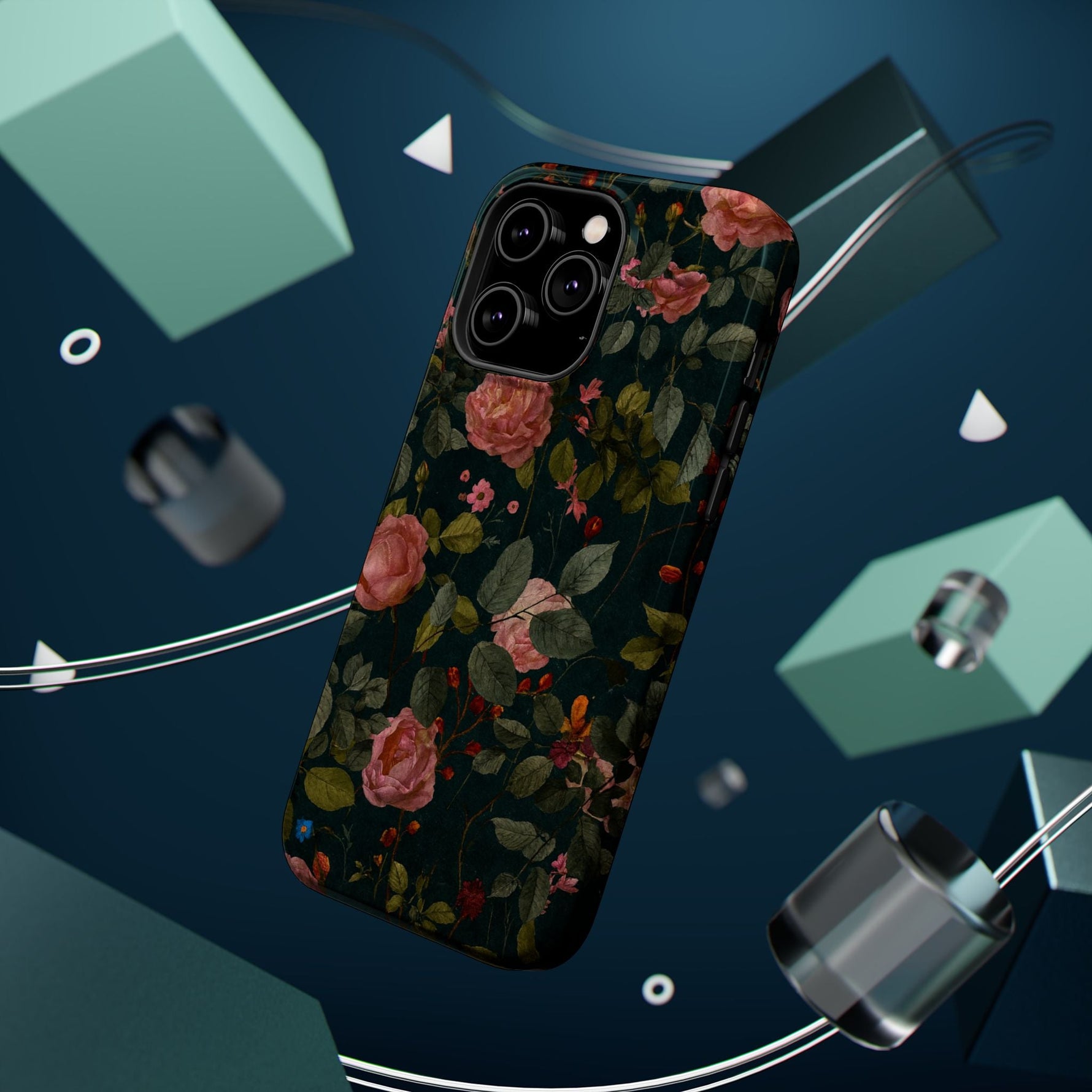 Floral Rose Realistic iPhone Case with MagSafe  Shamo's