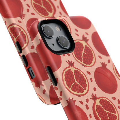 Pomegranate Fruit Tough iPhone Case | MagSafe Compatible
