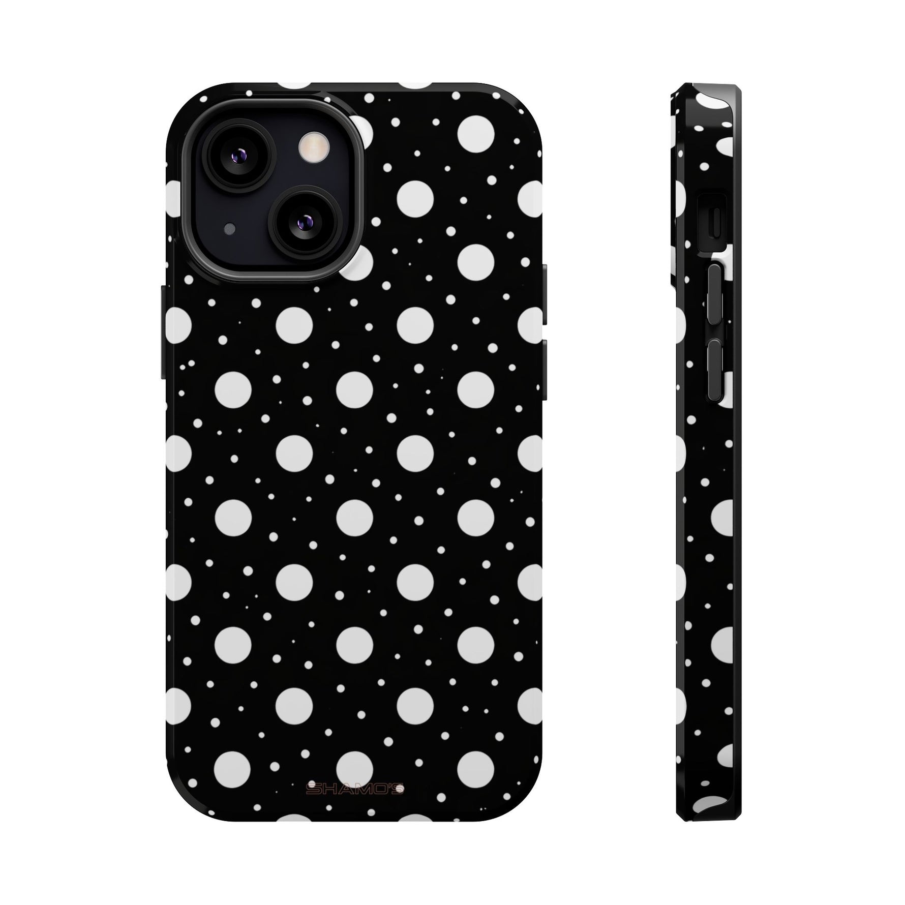 Polka Dot Impact-Resistant iPhone Case | MagSafe