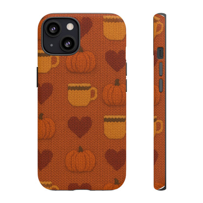 Fall Pumpkin & Coffee iPhone Case - Shamo's