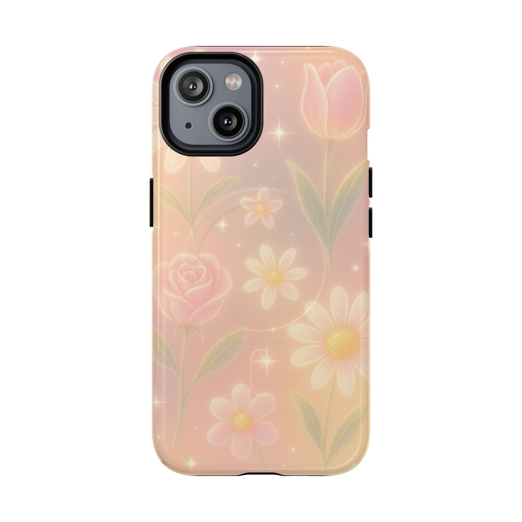 Sparkle Garden Floral iPhone Case with MagSafe - Shamo's