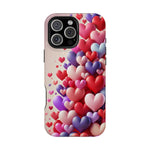 Love Hearts MagSafe iPhone Case — Magnetic, Impact-Resistant