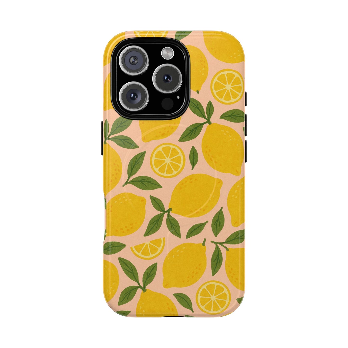 Lemon Fruit Design iPhone Case | MagSafe Compatible