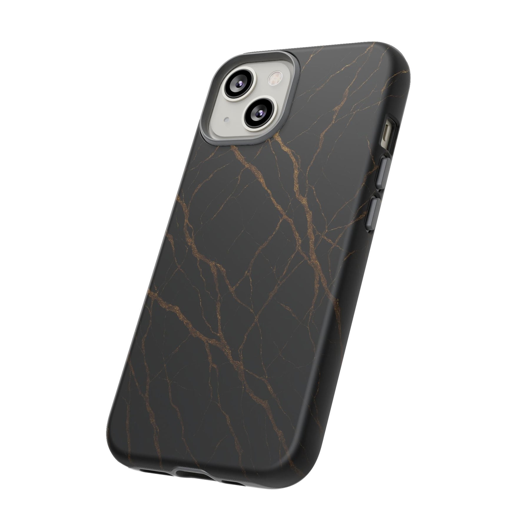 Black Marble Tough iPhone Case  Shamo's