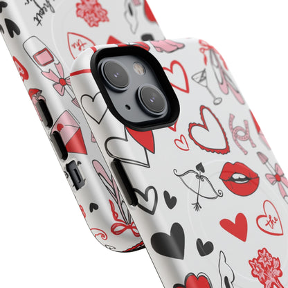 Love Doodle Tough iPhone Case (MagSafe compatible)