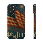 Fundas delgadas para teléfono con la inscripción 4 de julio para iPhone 17 y más