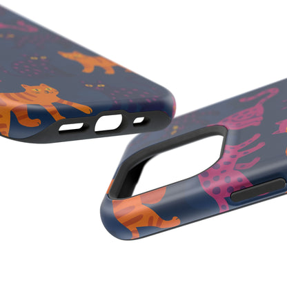 Colorful Cat Phone Case - MagSafe Impact-Resistant