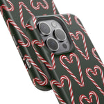 Candy Cane Heart MagSafe Impact-Resistant iPhone Case  Shamo's