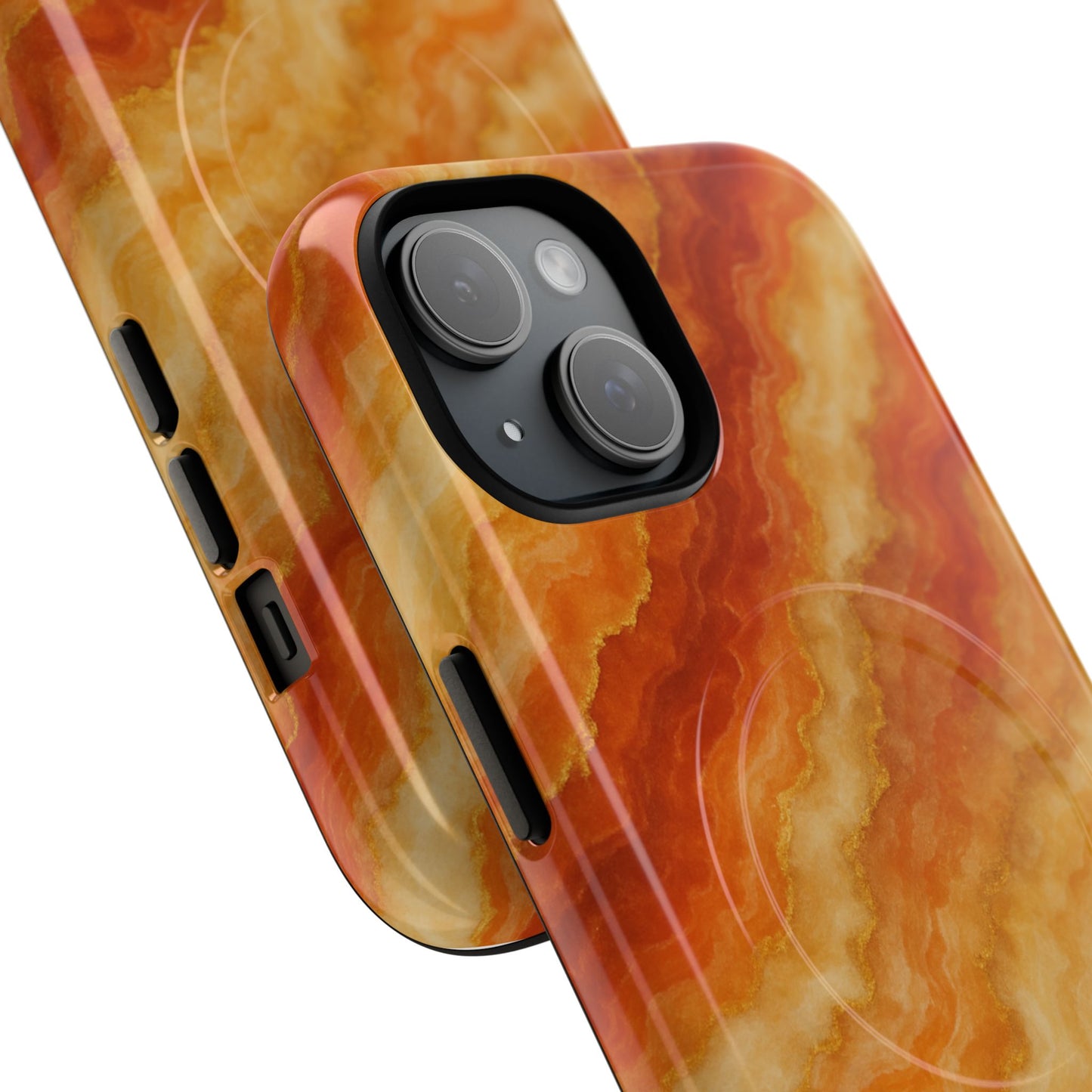 Amber Agate Marble iPhone Case with MagSafe - Shamo's