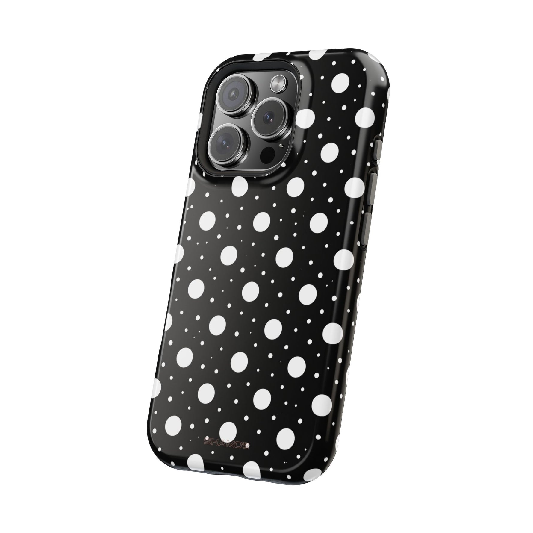 Polka Dot Impact-Resistant iPhone Case | MagSafe