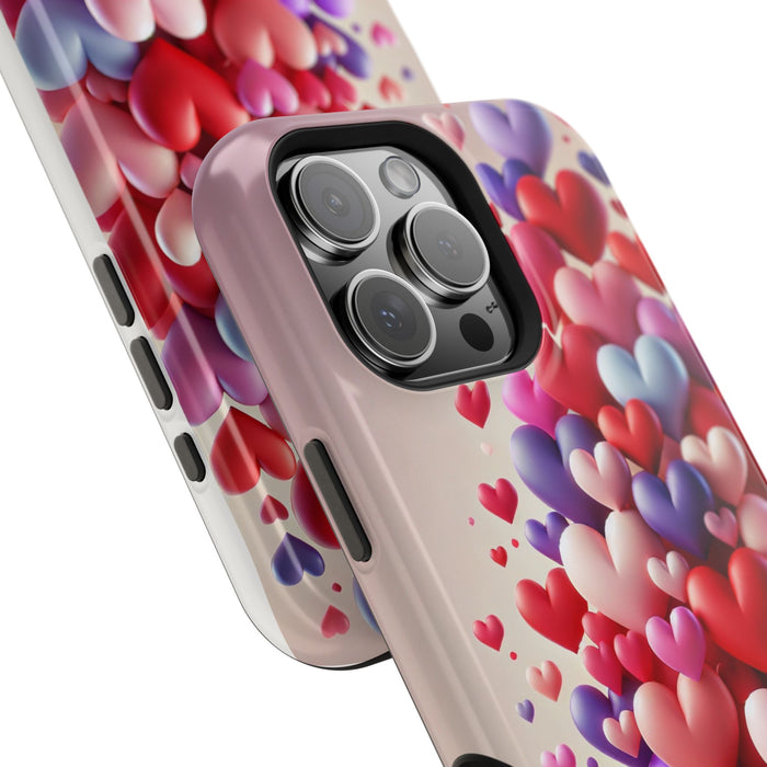 Shamo's Phone Case | MagSafe Compatible | Love Hearts Theme for iPhone 17 and more