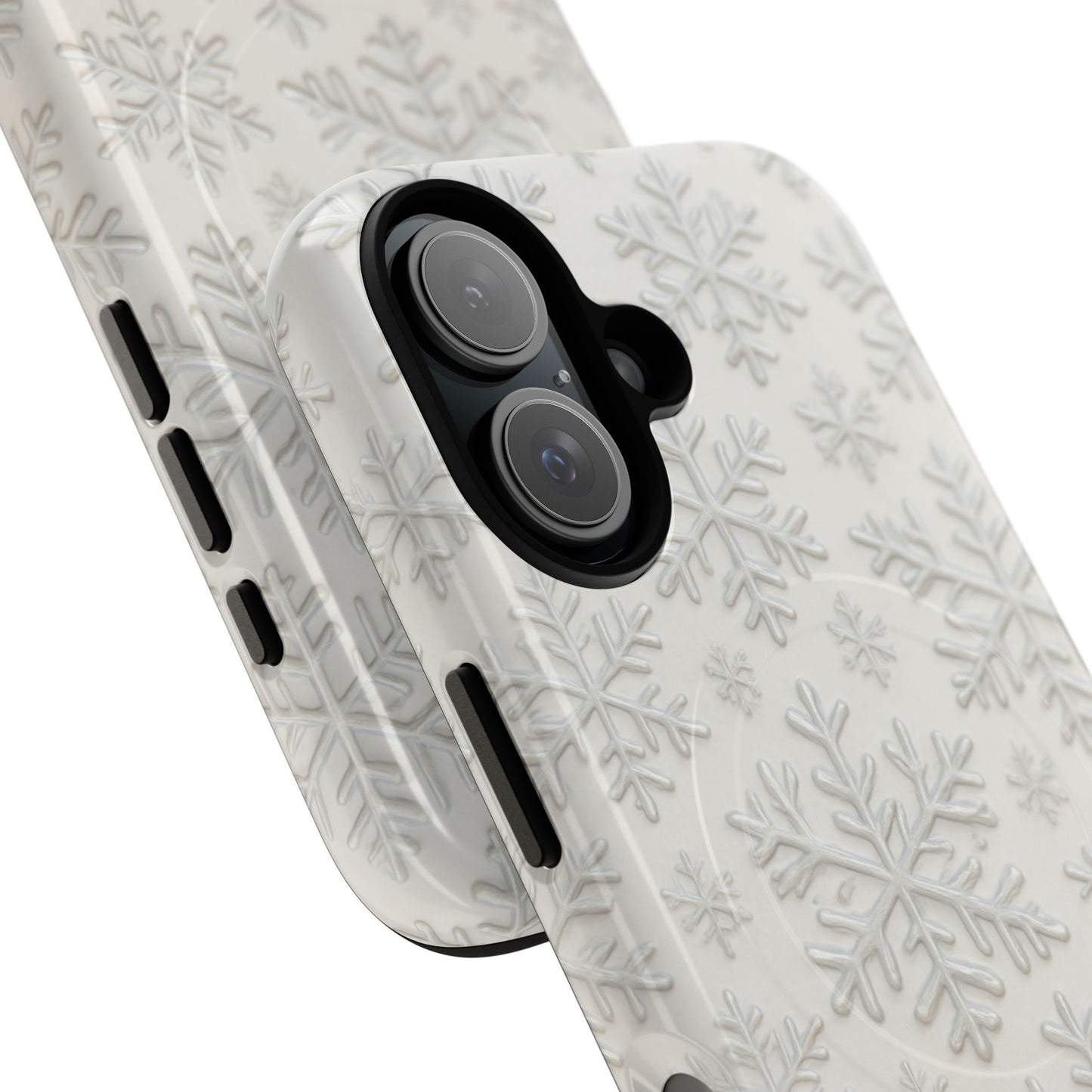 Snowflake Texture iPhone Case compatible with MagSafe