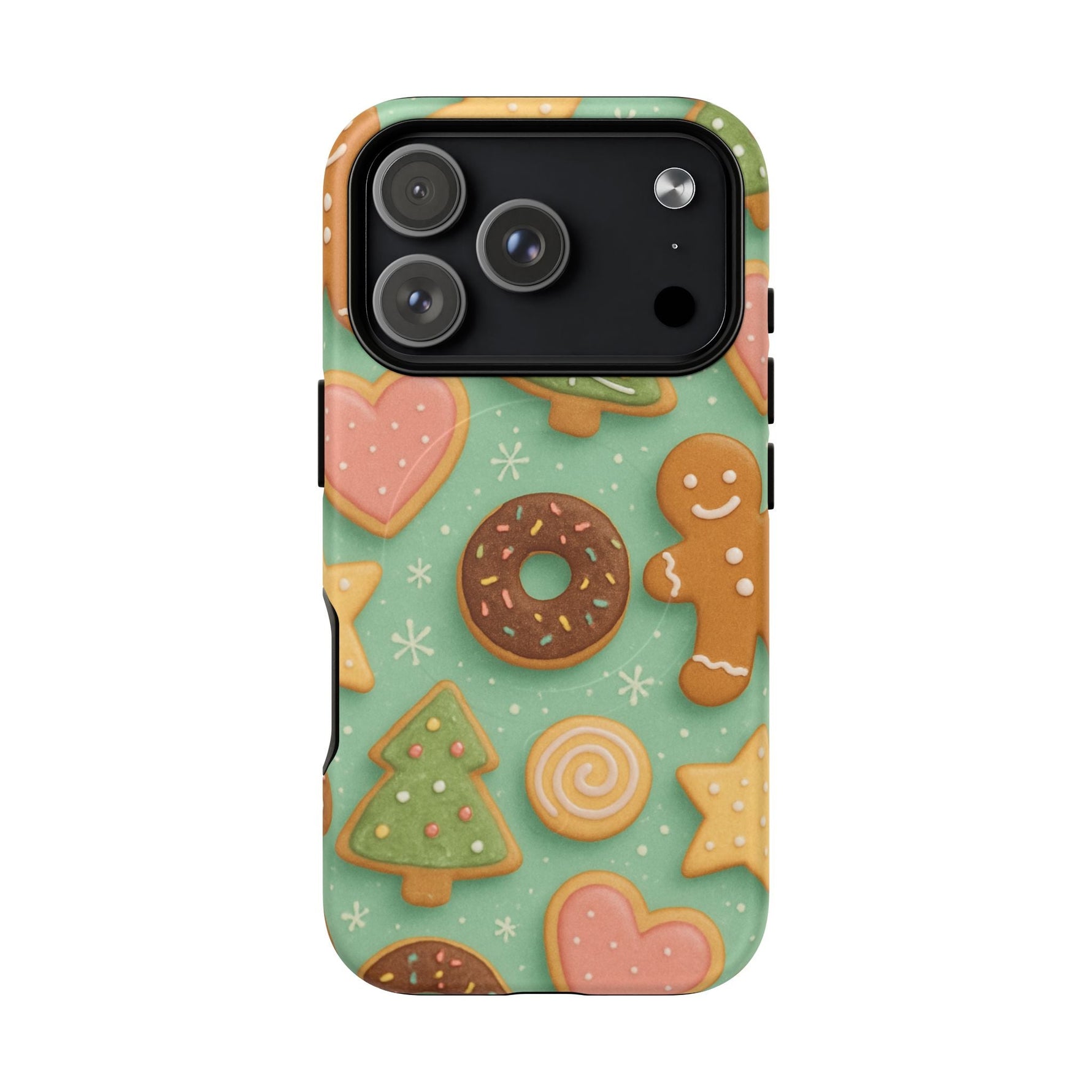 Holiday Cookie Pattern iPhone Case — MagSafe compatible  Shamo's iPhone 17 Pro / Matte