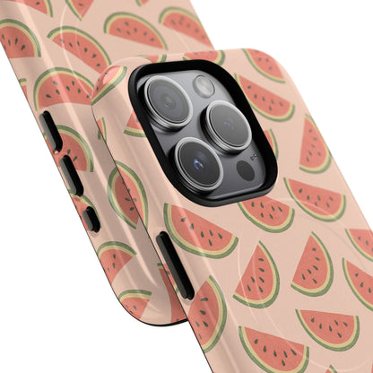 Watermelon Fruit Tough iPhone Case | Compatible with MagSafe