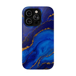 Blue Gold Marble Phone Case  Shamo's iPhone 14 Pro / Glossy / Without gift packaging