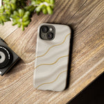 Elegant Gold Wave Tough iPhone Case  Shamo's