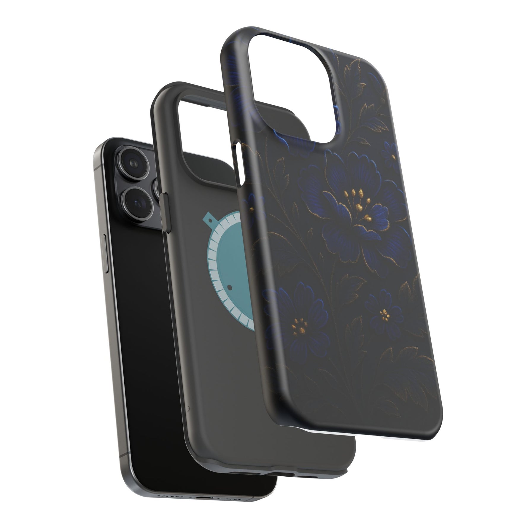 3D Velvet Night Flower iPhone Case | MagSafe - Shamo's