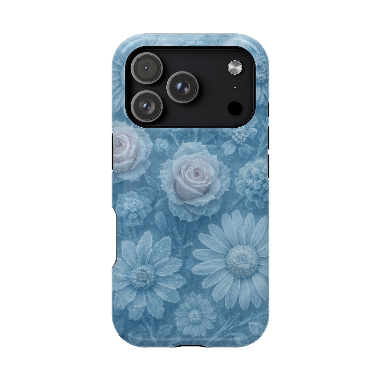Frozen Beauty Floral Rose iPhone Case | MagSafe compatible  Shamo's iPhone 17 Pro / Glossy