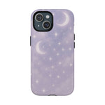 Celestial Lavender iPhone Case — Moon & Stars MagSafe Compatible - Shamo's