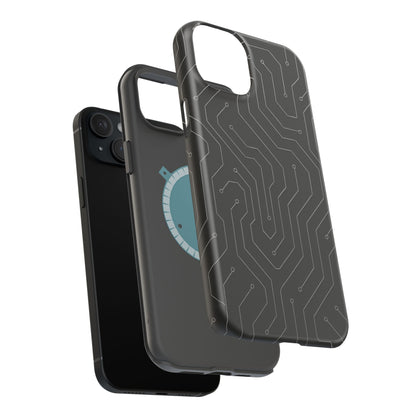 Black Circuit Board Design iPhone Case | MagSafe  Shamo's