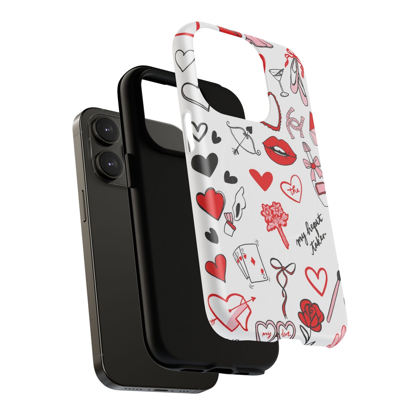 Love Doodle Tough iPhone Case (MagSafe compatible)