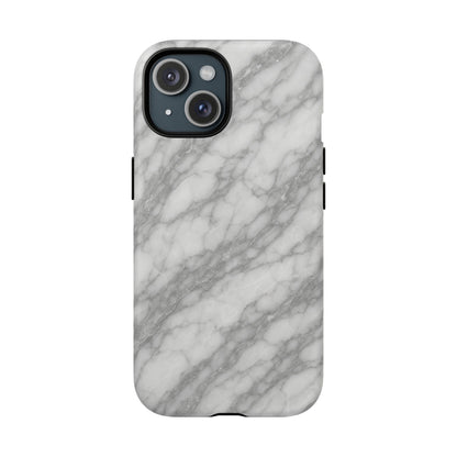 Silver Mist Marble iPhone Case with MagSafe - Shamo's