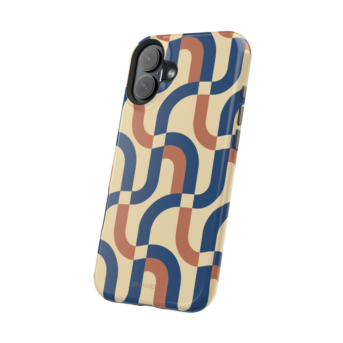 Mod Ribbon – Retro Geometric MagSafe Phone Case