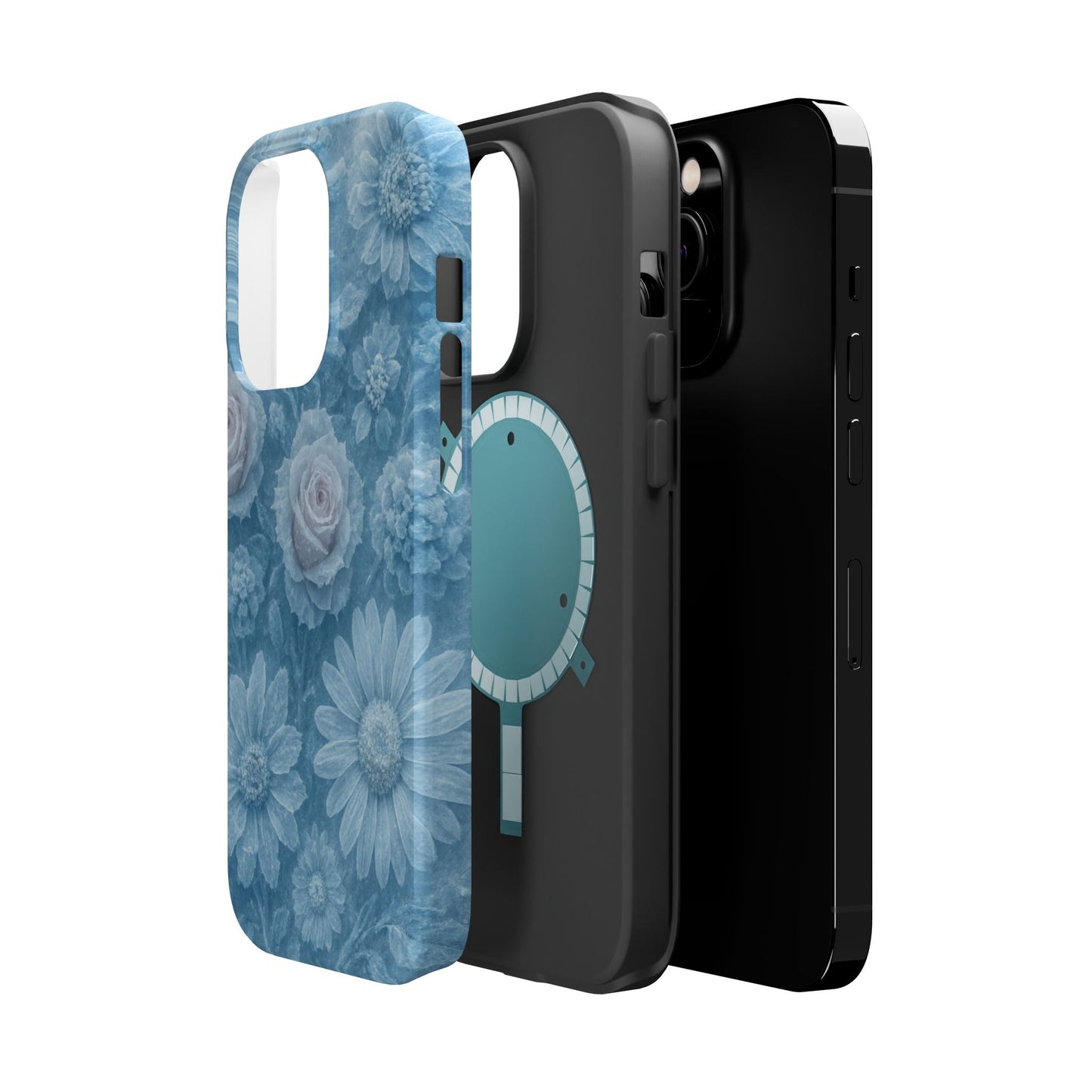 Frozen Beauty Floral Rose iPhone Case | MagSafe compatible  Shamo's