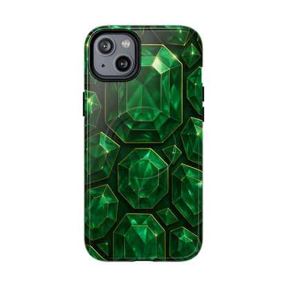 Luxury Series Emerald Gem iPhone Case with MagSafe - Shamo's