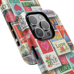 Vintage Romantic Love Stamp iPhone Case | Tough Protection + MagSafe  Shamo's