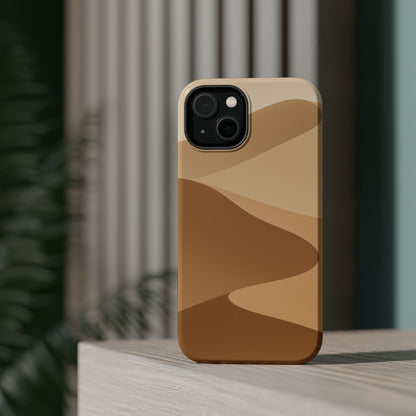 Neutral Desert Wave Design iPhone Case | MagSafe  Shamo's