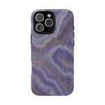 Purple Agate Marble iPhone Case with MagSafe - Shamo's