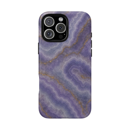 Purple Agate Marble iPhone Case with MagSafe - Shamo's
