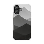 Monochrome Mountain Design iPhone Case | MagSafe