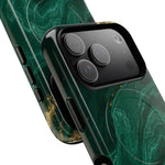 Emerald Marble with Gold Veins iPhone Case | with MagSafe  Shamo's