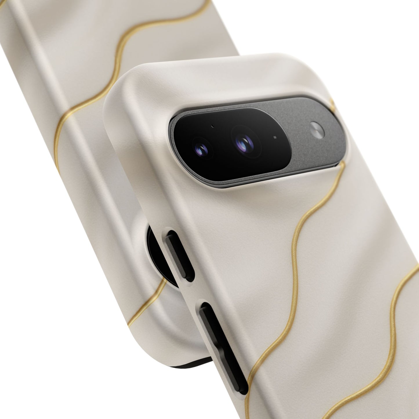 Elegant Gold Wave Tough iPhone Case