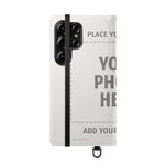 Personalized Flip Wallet Phone Case – Custom Photo & Text Wallet Cover