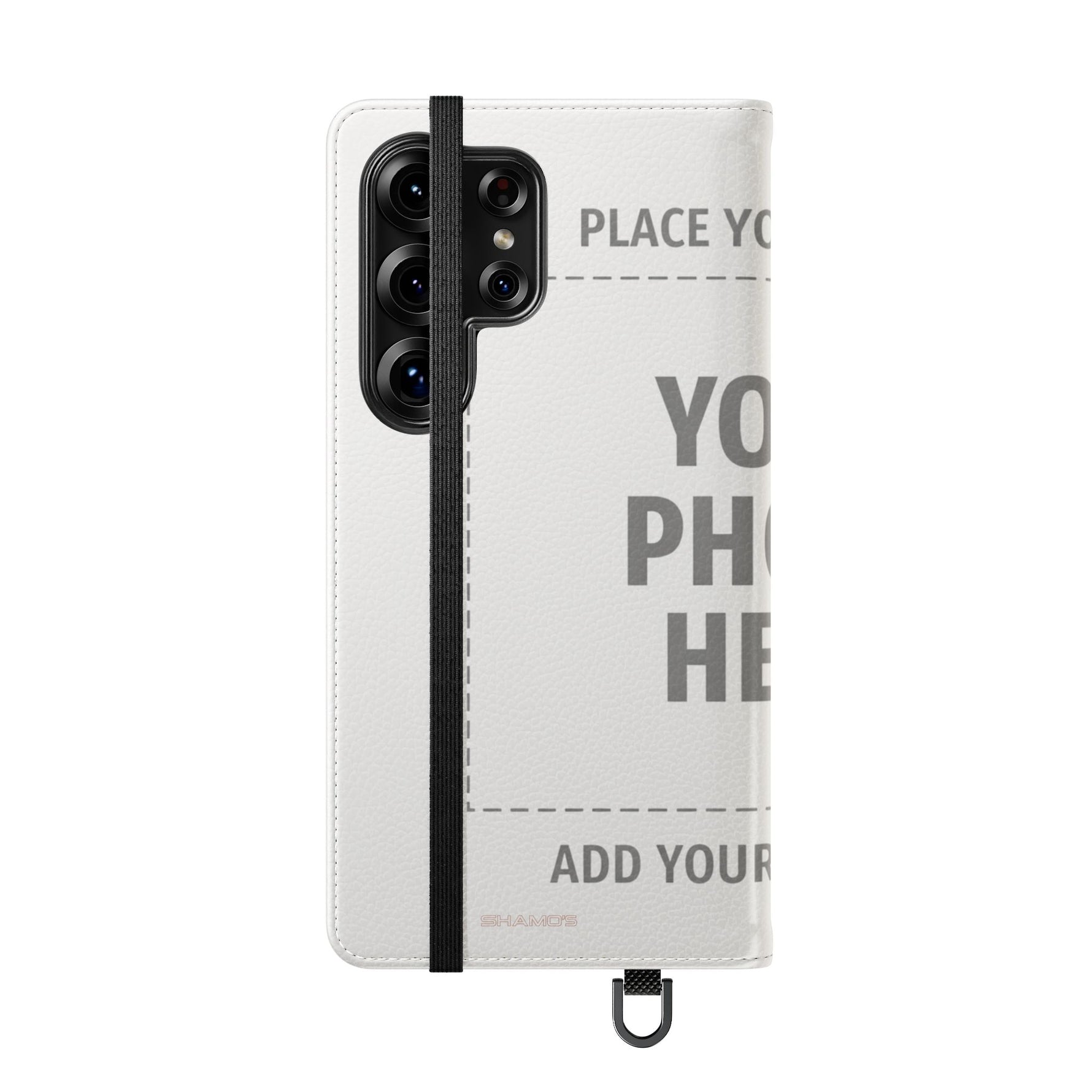 Personalized Flip Wallet Phone Case – Custom Photo & Text Wallet Cover