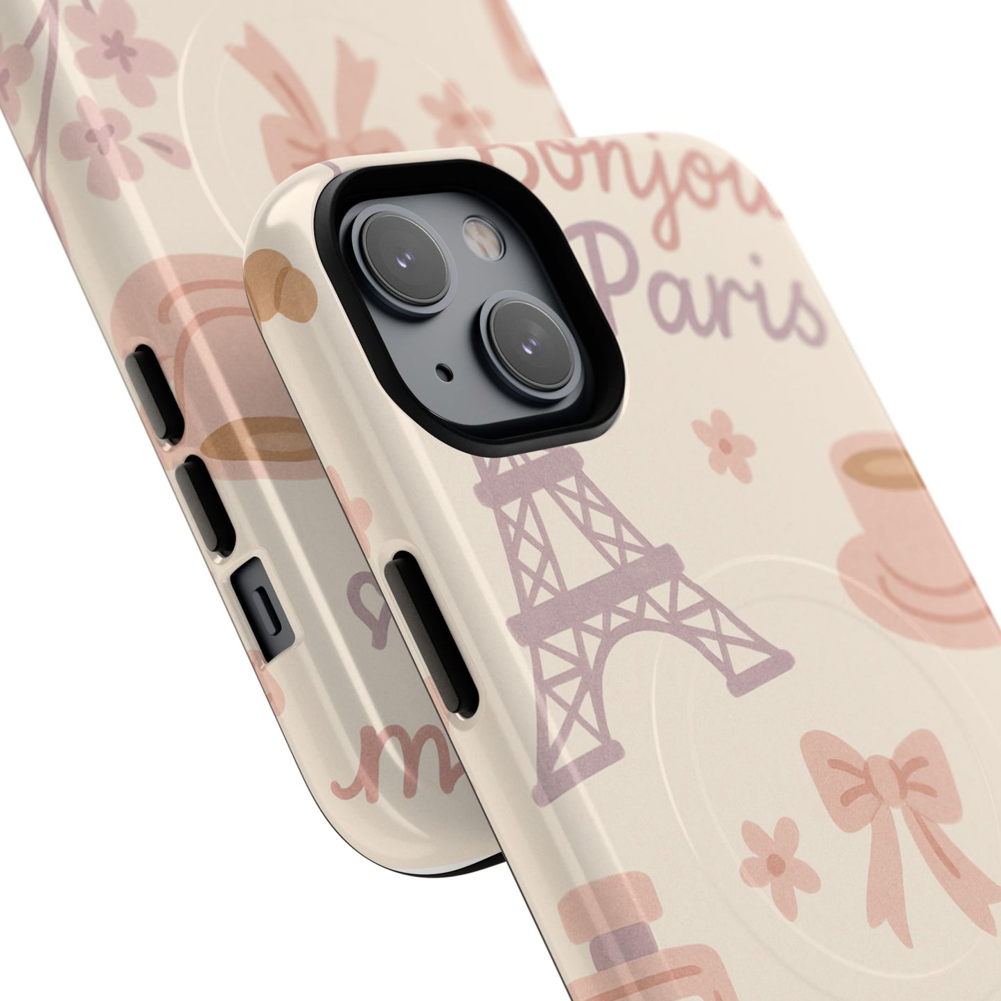 Chic Parisian iPhone Case - with Eiffel Tower Design | MagSafe