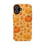 Autumn Harvest iPhone Case — Pumpkin & Haystack Fall with MagSafe - Shamo's