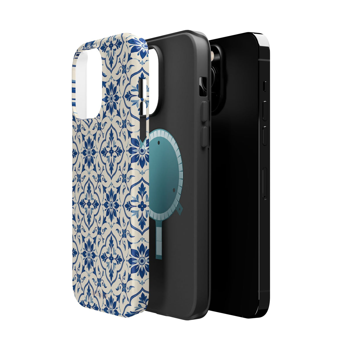 Lisbon Tile – Blue Ornamental MagSafe Phone Case