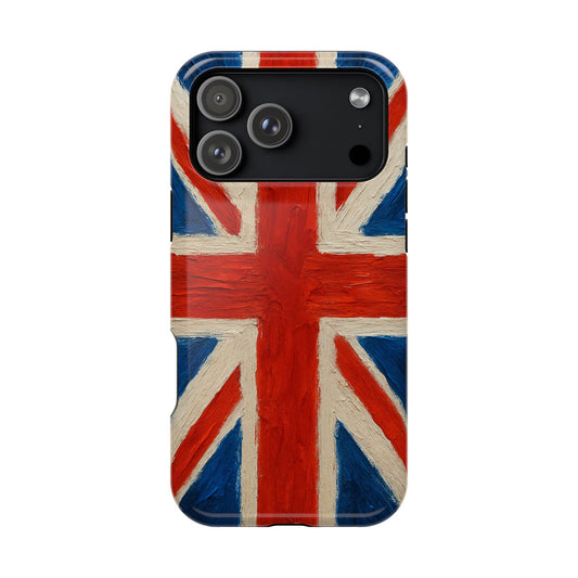 MagSafe Tough iPhone Case — UK Flag Magnetic Impact-Resistant Design  Shamo's iPhone 17 Pro Max / Glossy