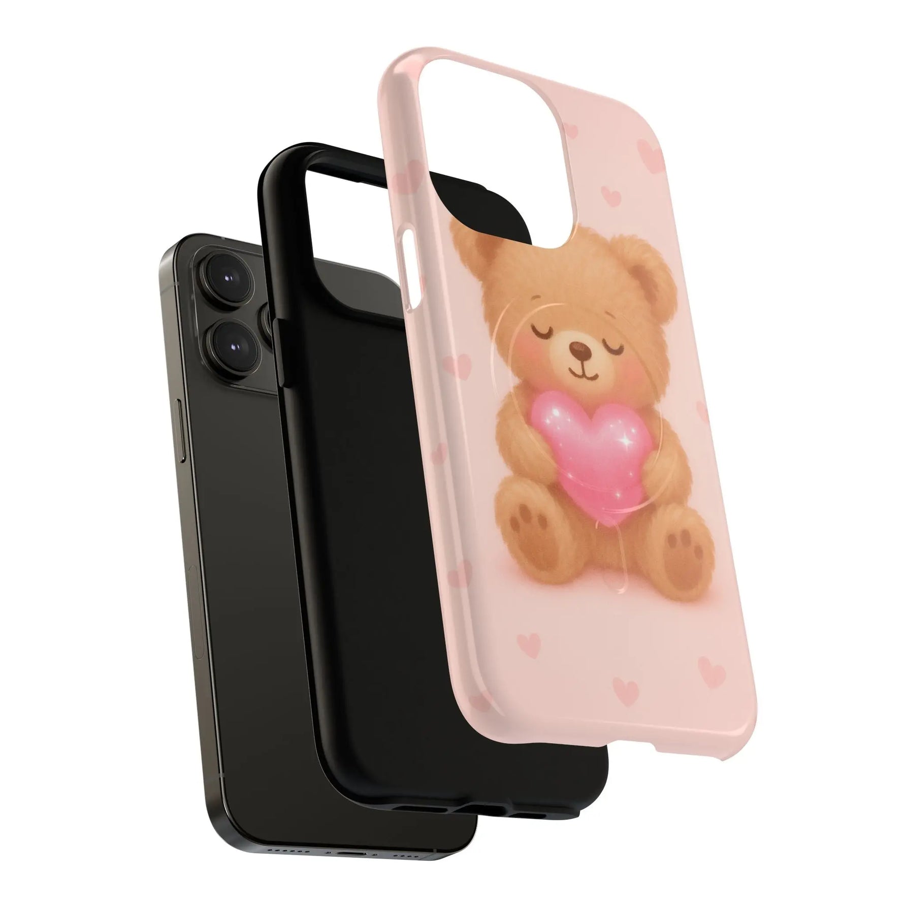 Heart Hug Teddy Bear iPhone Case – with MagSafe  Shamo's