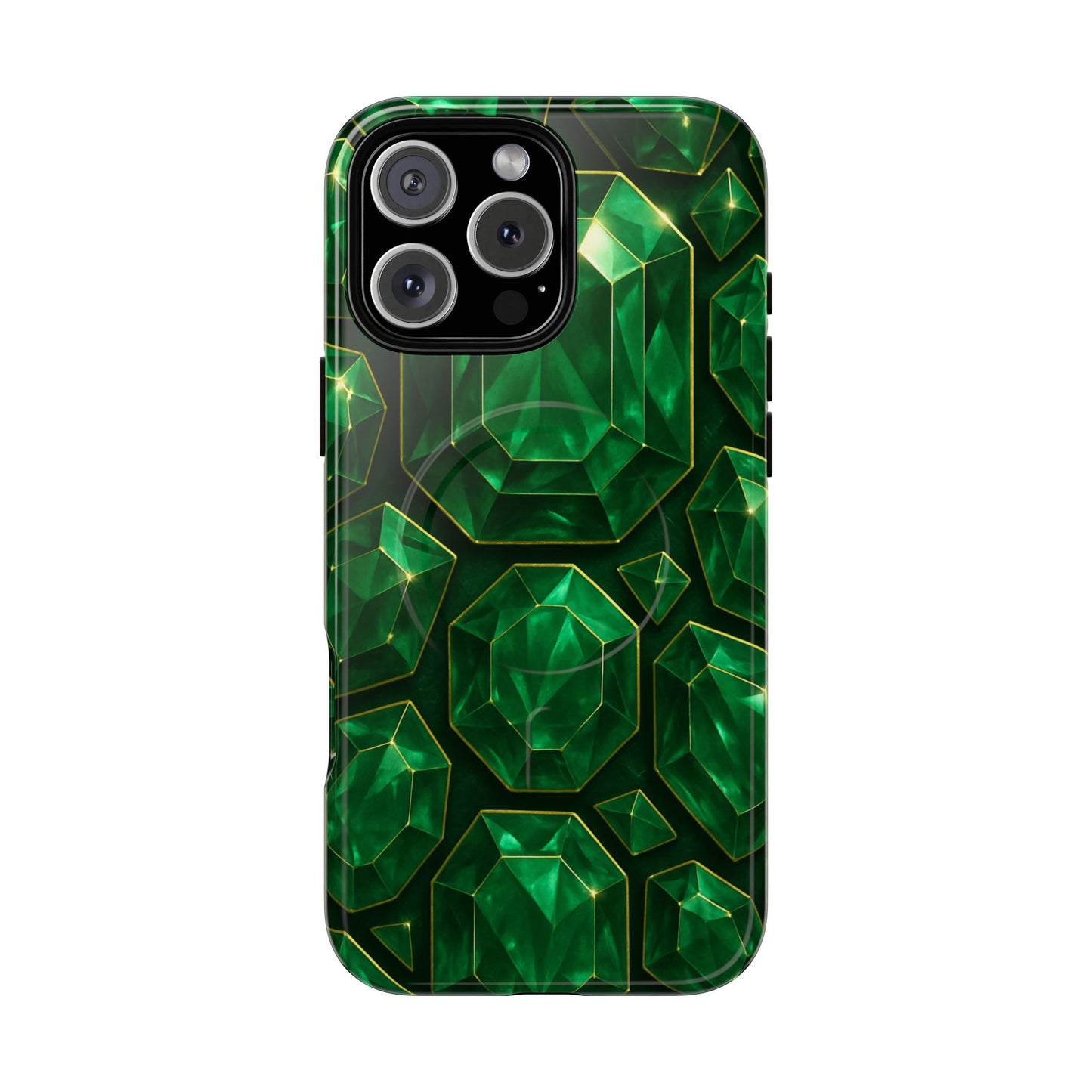 Luxury Series Emerald Gem iPhone Case with MagSafe - Shamo's